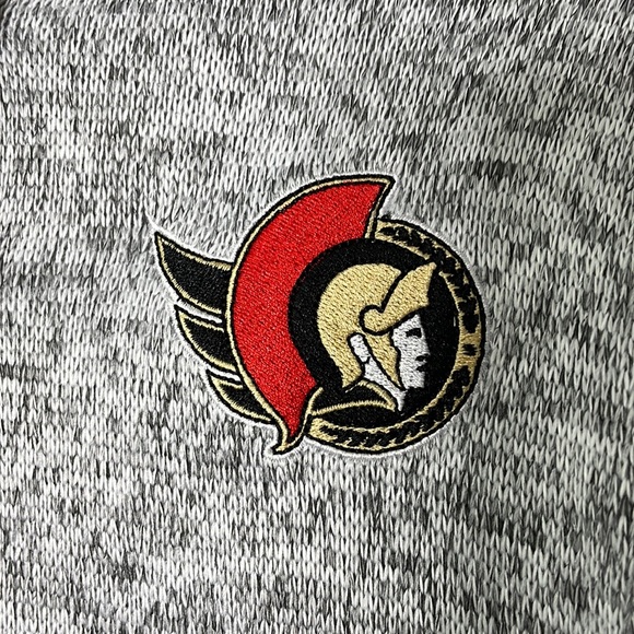 NHL Ottawa Senators Quarter Closure Sweater - Picture 2 of 8